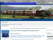 Tablet Screenshot of lynton-rail.co.uk
